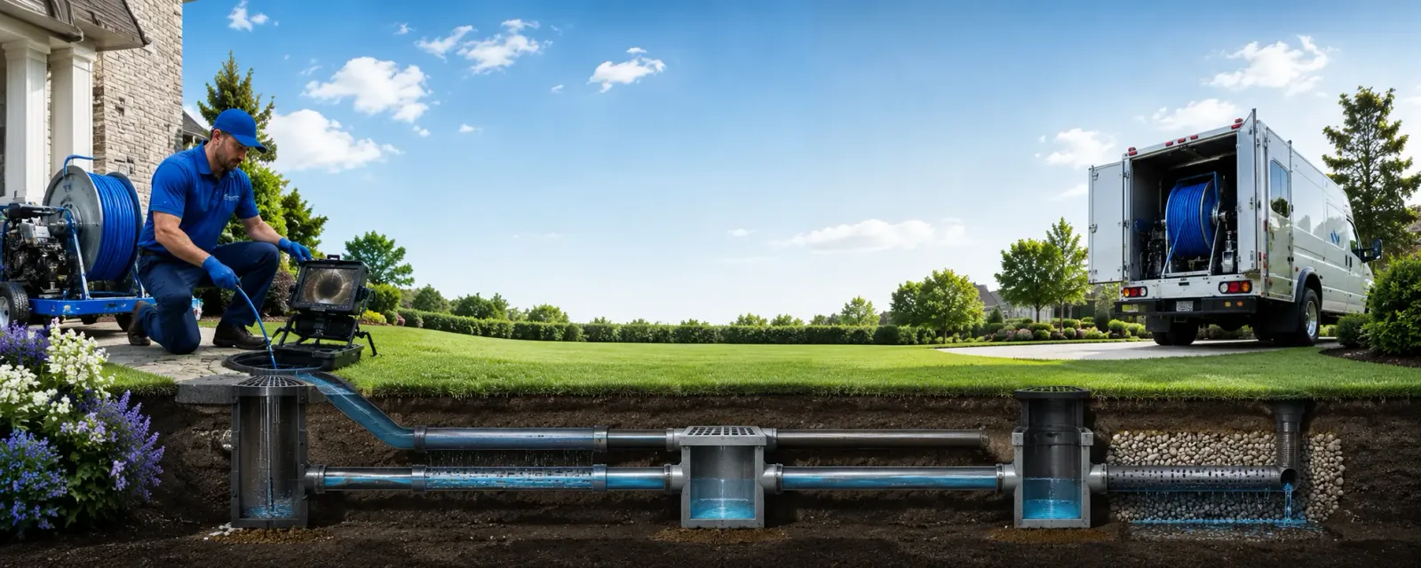 Outdoor drain cleaning information for Chesterfield, MO